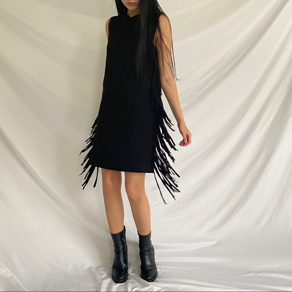 Alexander McQueen “MCQ” Fringe Mini Dress